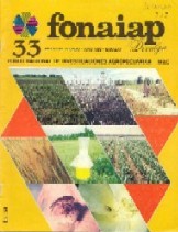 Portada de la revista FONAIAP DIVULGA N 33 1990